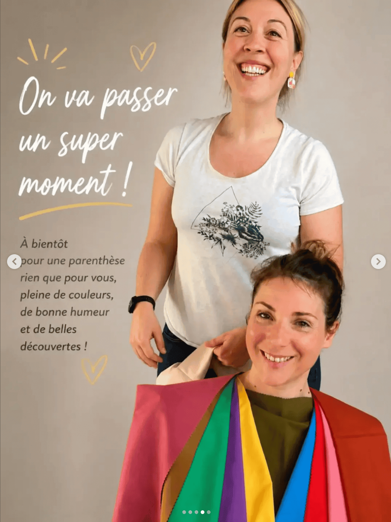 Claire Remy en pleine analyse colorimétrie à Nantes