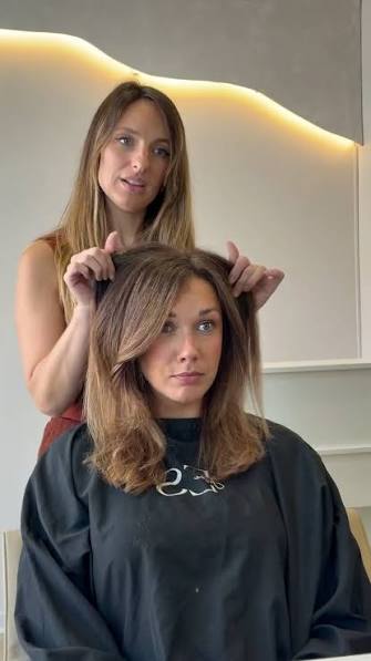 Justine Thorez, coiffeuse à Dunkerque